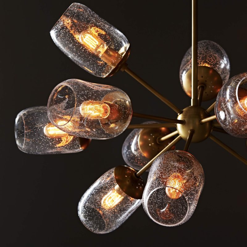lighting; beautiful contemporary chandelier