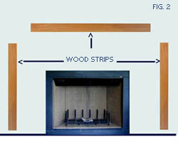 fireplace mantel installation instructions