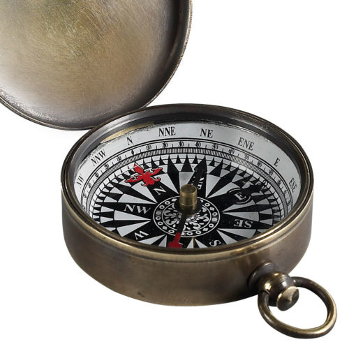 This small bronze compass is symbolic and fun, educational and decorative. Corporate or private this compass is a gift with a story attached.