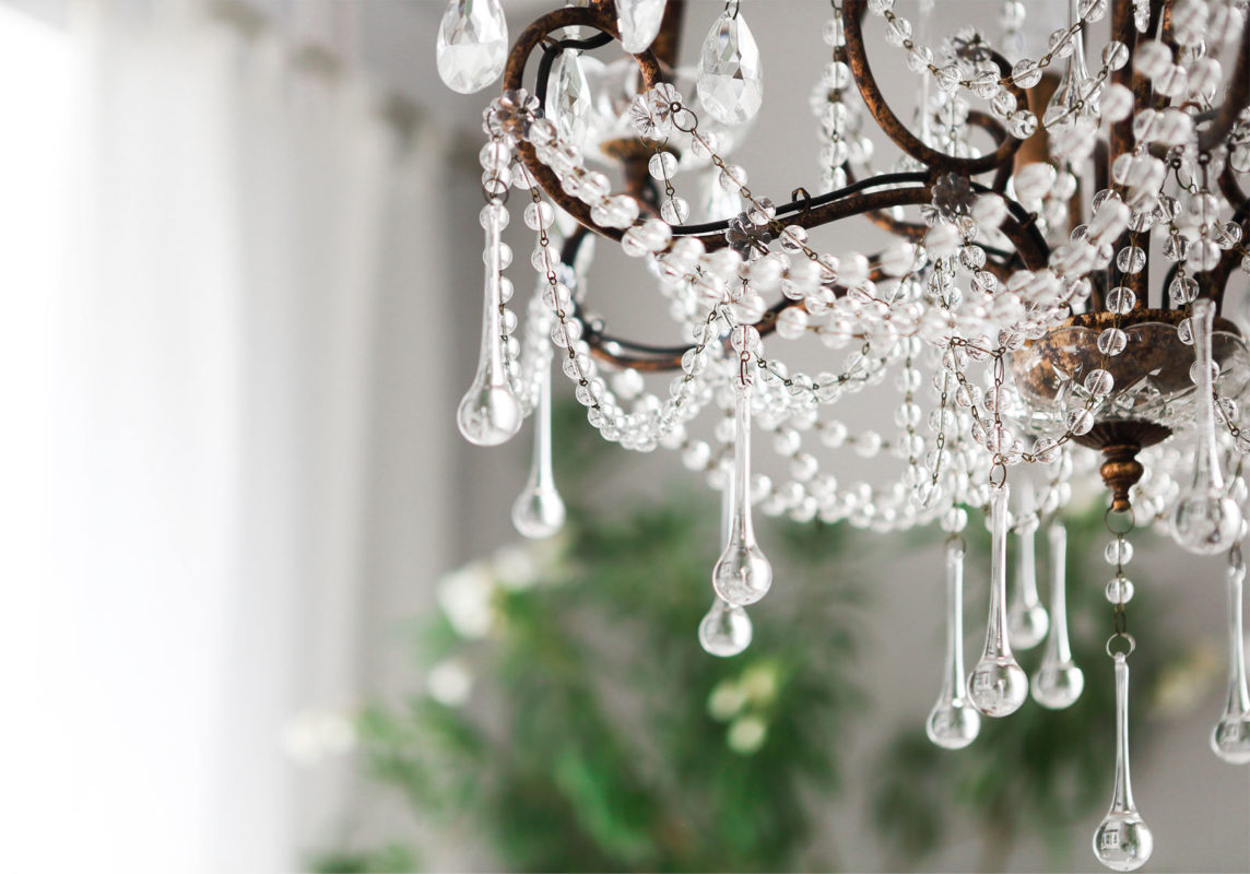 chandeliers placement; elegant crystal chandelier