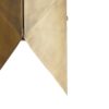 details of origami brass sconce