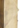 details of origami brass sconce