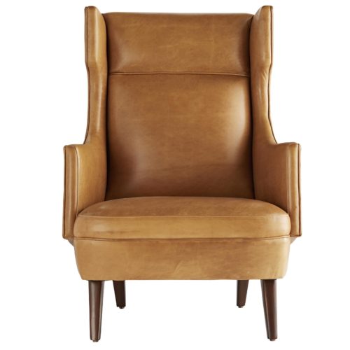 A wingman for the ultimate evening at home, this timeless armchair will become a favorite seat in the house. Ease into the slight incline and you’ll never want to get out—with the comfort of plush cushioning at all angles, you’ll be settled in for the night.