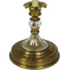 brass and crystal candlestick lamp