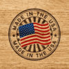 Made in the U.S.A. line of wood carvings