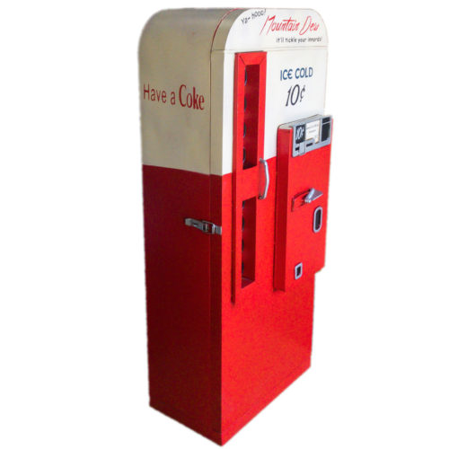 Coca-Cola Vending Machine Model Storage Cabinet