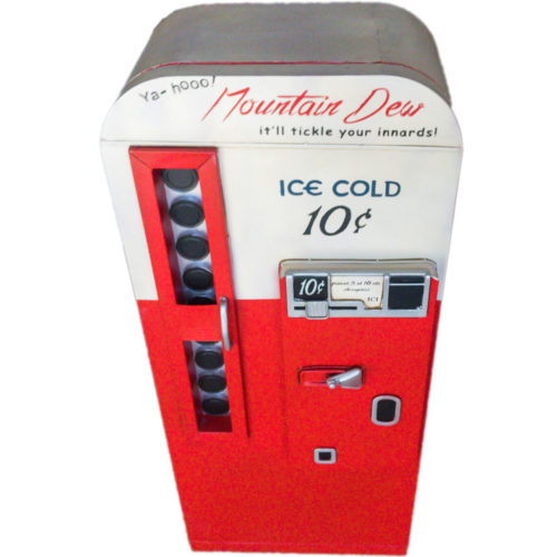 Coca-Cola Vending Machine Model Storage Cabinet