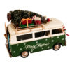 Handmade 1960's Volkswagen Bus Model - Christmas Edition