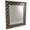 Venetian Mirror with Gold lattice border