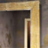 Rectangular Venetian Mirror with wide Fluted Gold border